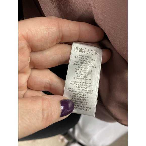 Paper Crane Women’s Color Block Bomber Jacket Size Large - Picture 9 of 10